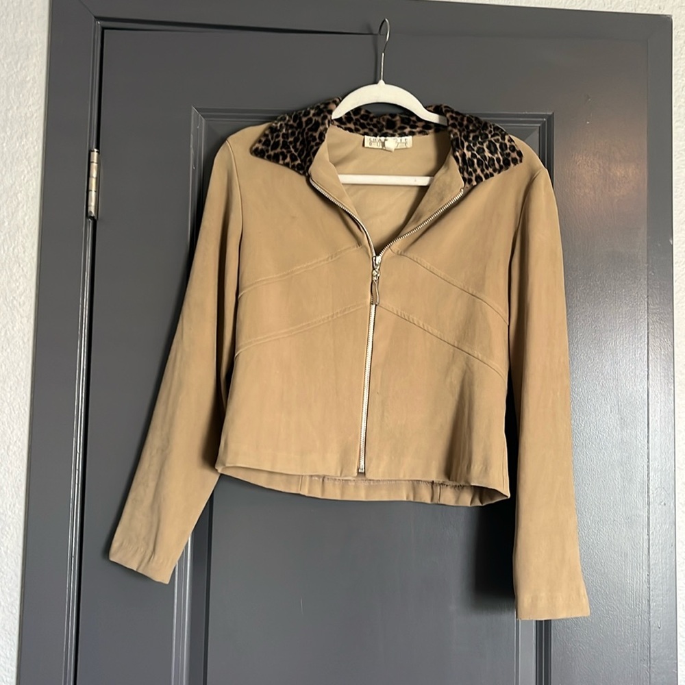 Vintage Charlotte Russe Cheetah Print Jacket